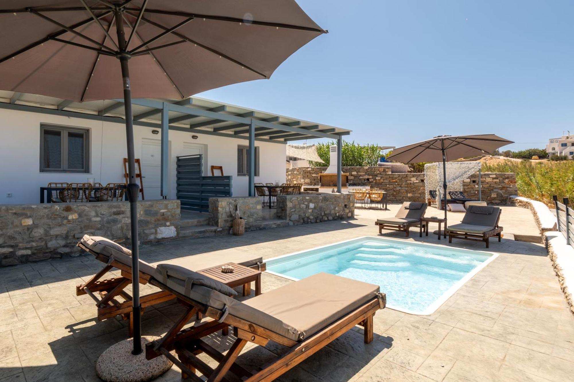 Blue View Villa Apartment #1 With Shared Pool Pounda Exterior photo