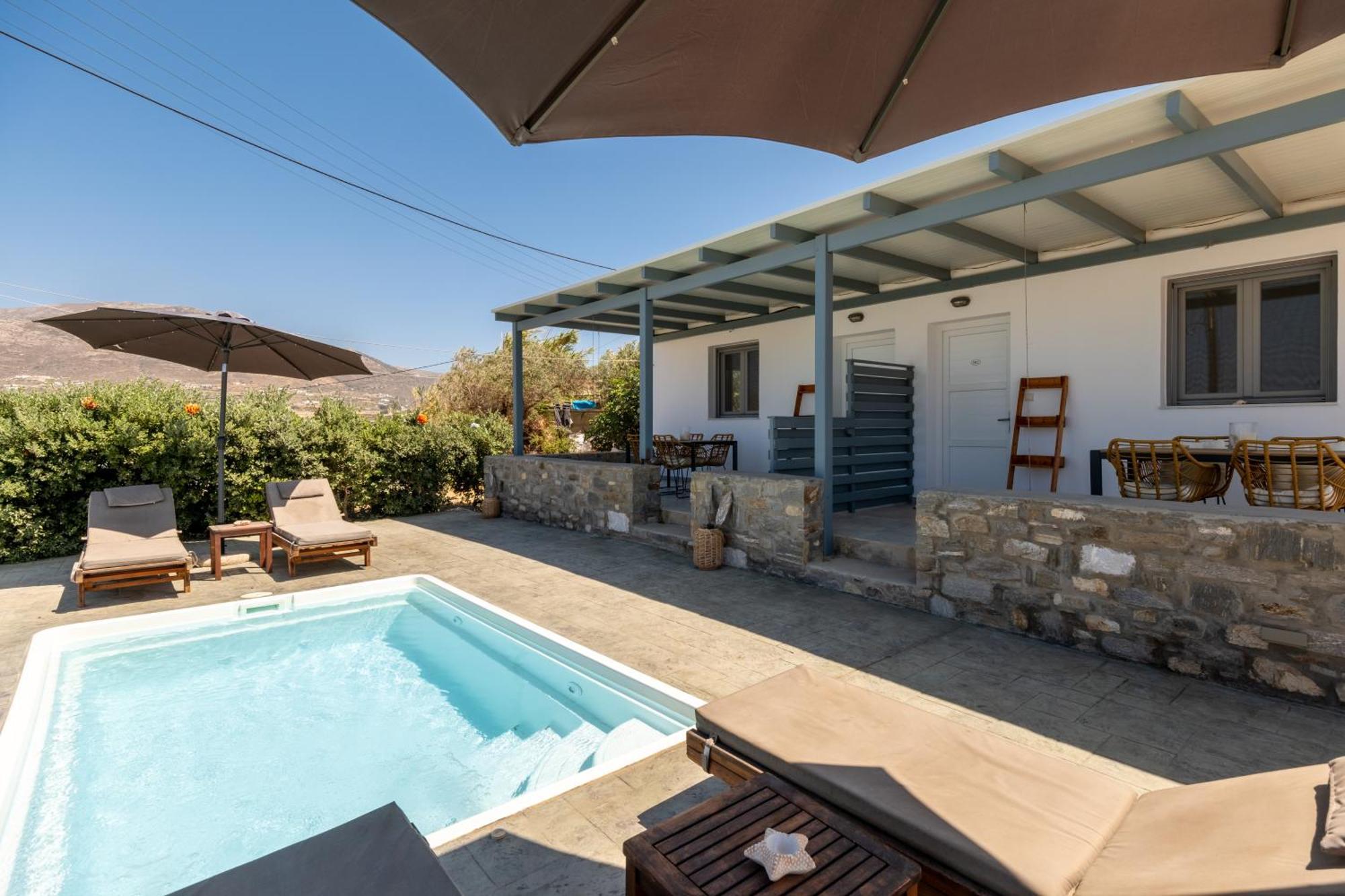 Blue View Villa Apartment #1 With Shared Pool Pounda Exterior photo